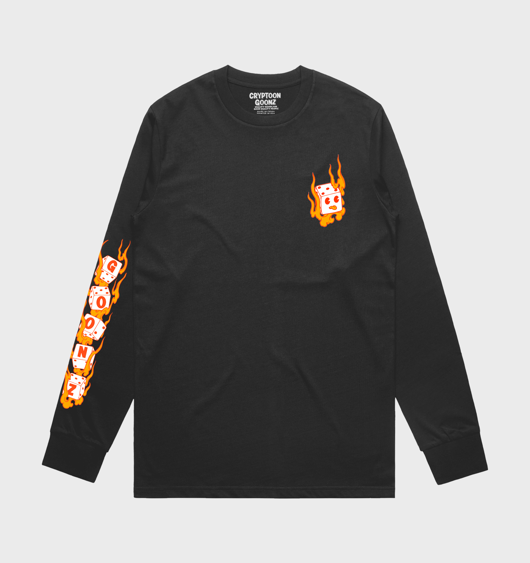 Dice Flames Long Sleeve (Holders Exclusive)