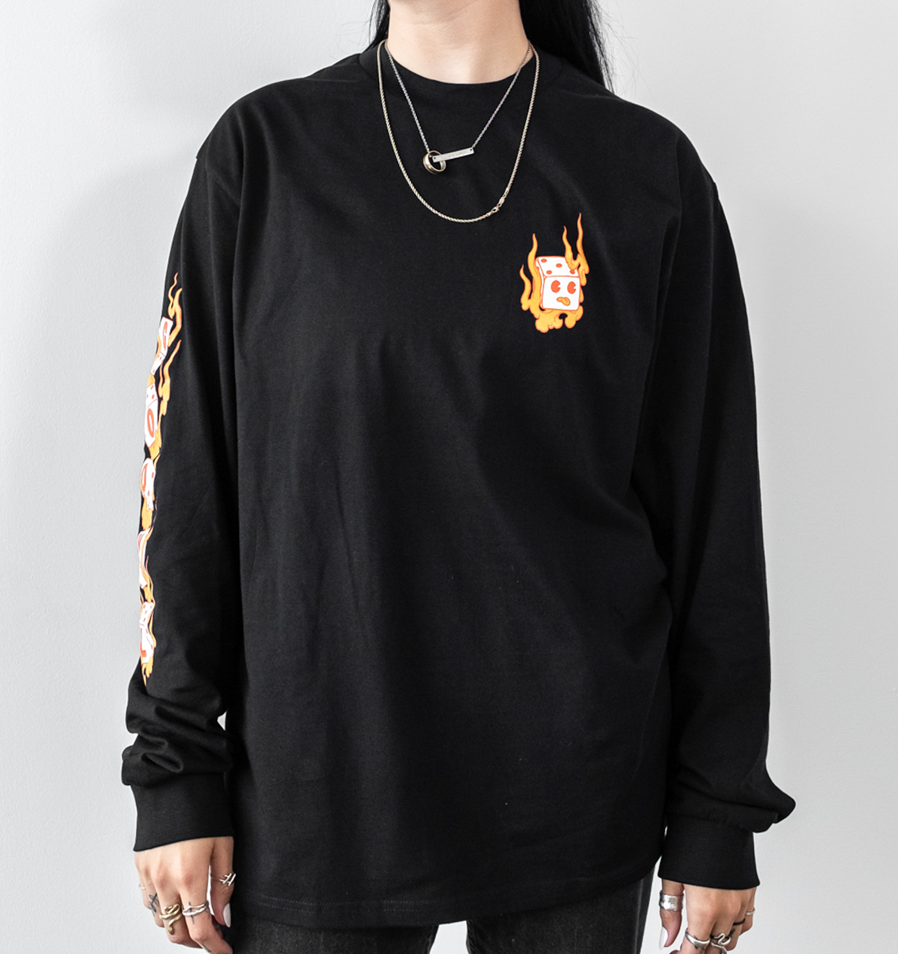 Dice Flames Long Sleeve (Holders Exclusive)