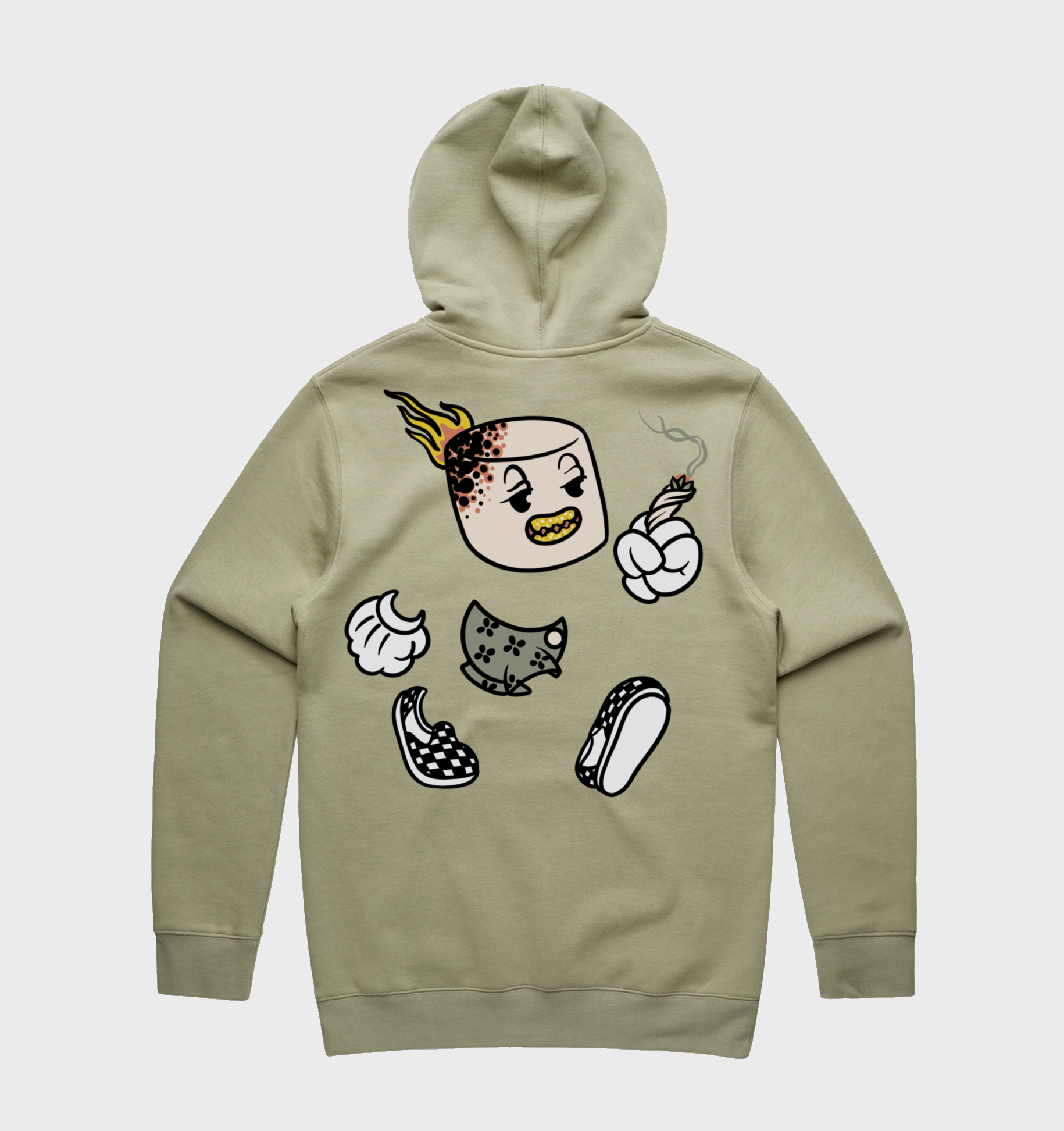 Pistachio Flaming Mallow Hoodie (Holders Exclusive)