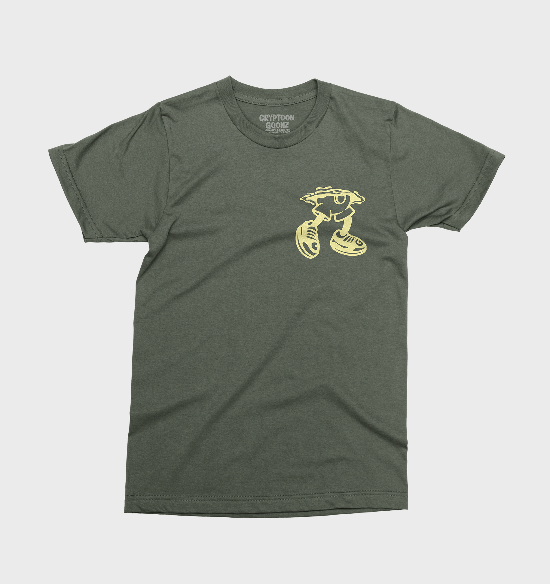 Portal Feet Green Tee