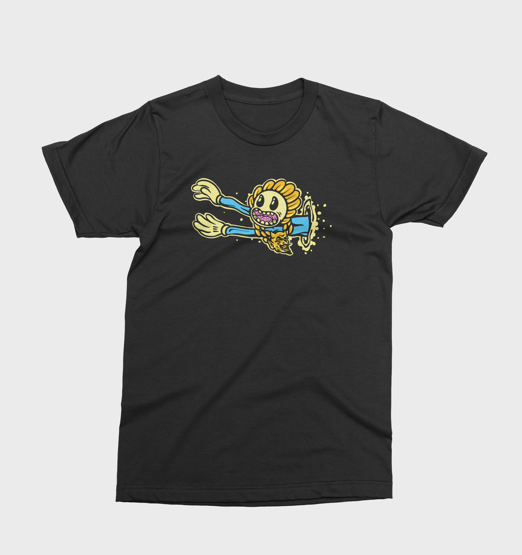 Portal Go Home Black Tee